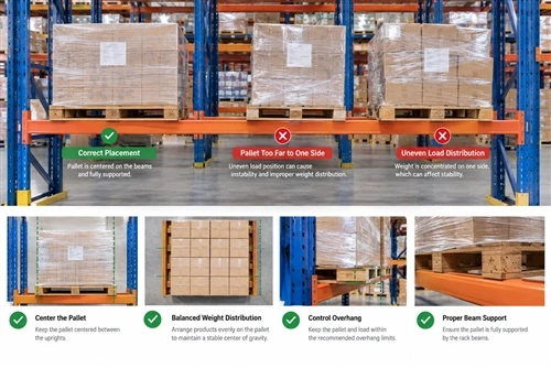 Pengagihan Beban Rak Pallet: Cara Meletakkan Palet Dengan Betul pada Rak Gudang